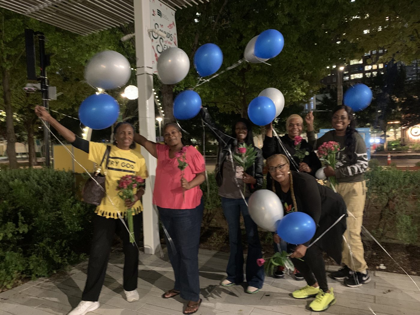 Ladies of Zion outdoor celebration